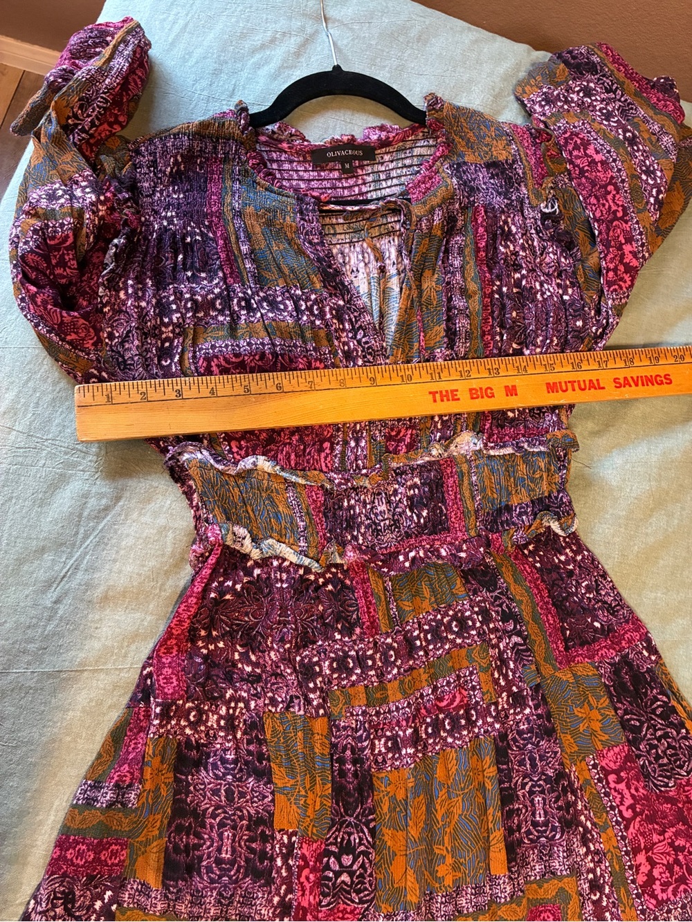 Olivaceous Medium Long Sleeve Maxi Dress - Picture 8 of 13